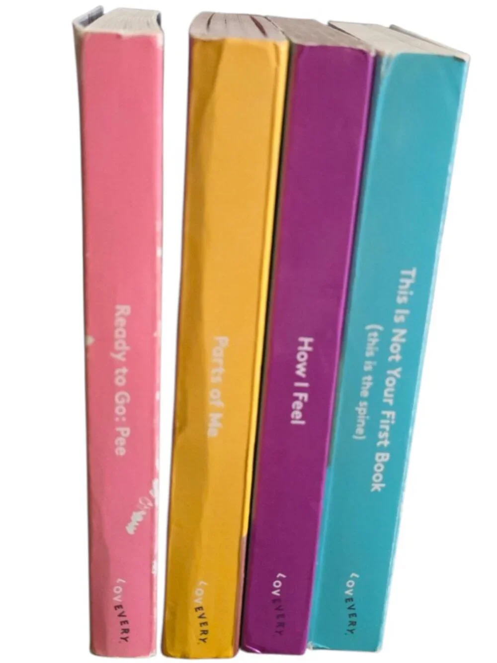 Lovevery Board Book Lot of 4 How I Feel Parts of Me Ready to Go Pee First Book